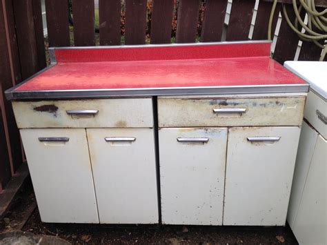 old steel kitchen cabinets